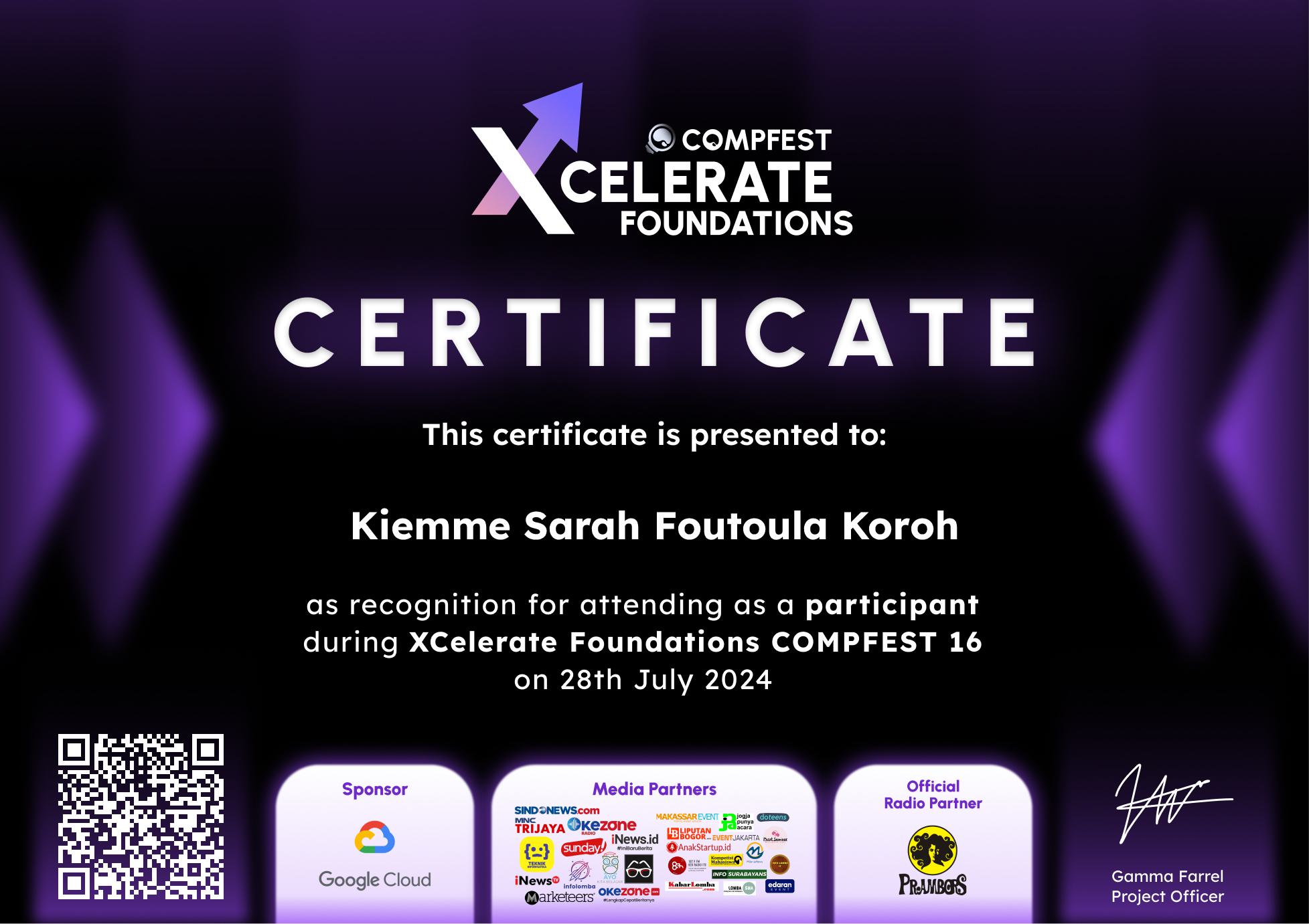 Certificates